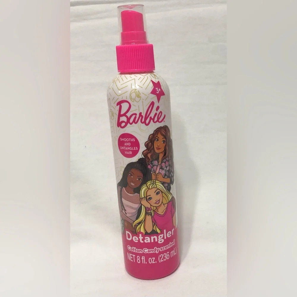 Barbie Hair Detangler Cotton Candy Scented.8oz . Age 3+